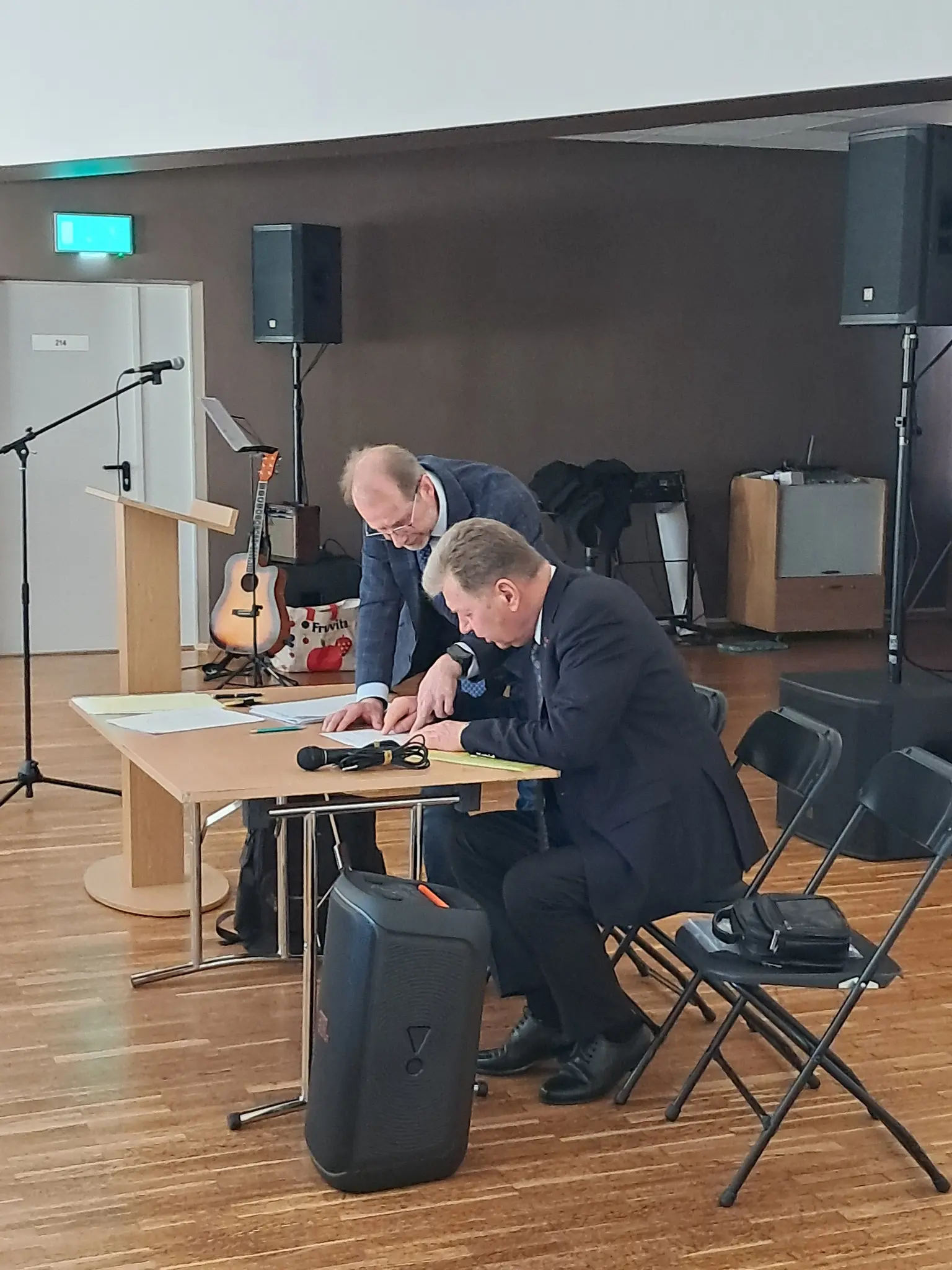 Ataskaitinio asociacijos "Alternatyva Lietuvai" suvažiavimo momentai. Radviliškis 2026 m.