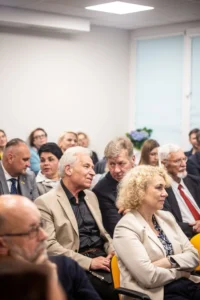 Geologijos muziejaus Vievyje 45-mečio minėjimo akimirkos.