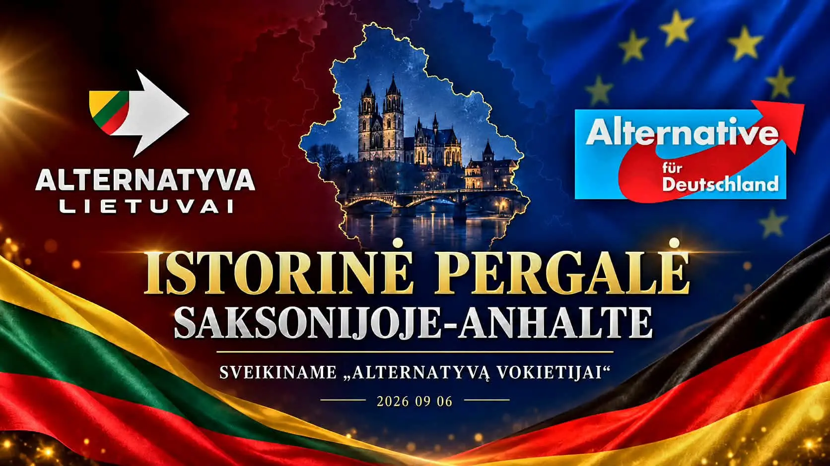 Istorinė pergalė Saksonijoje - Anhalte
