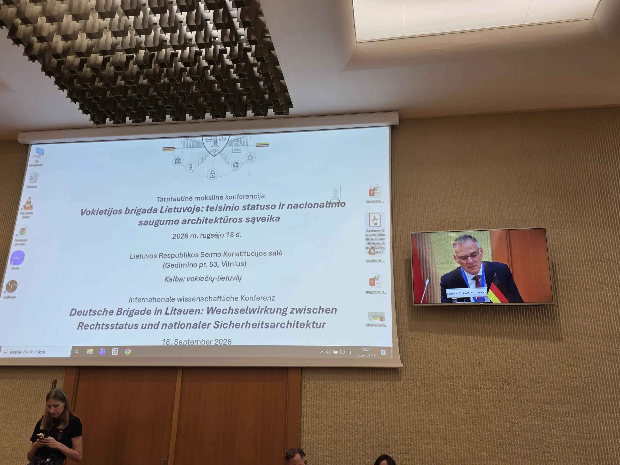 Tarptautinė konferencija „Vokietijos brigada Lietuvoje: teisinio statuso ir nacionalinio saugumo architektūros sąveika“